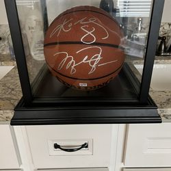Michael Jordan  Kobe Bryant Autographed Ball