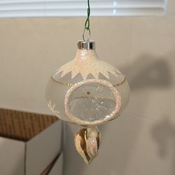 Rare Glass Christmas Ornament 