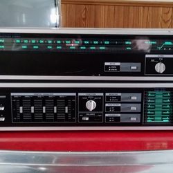 1983 SANYO JA-350 STEREO RECEIVER & TUNER 