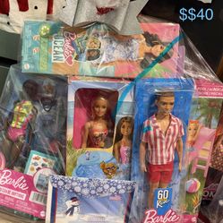 Christmas Barbie Baskets