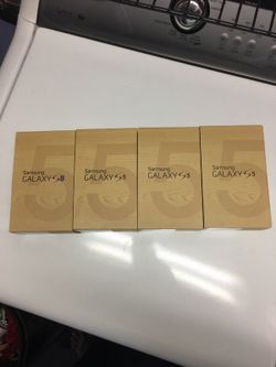 Used verizon samsung S5 boxes. Make me an offer.