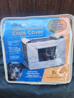 Dog crate cover $35 dollars for 1 or $60 for both.