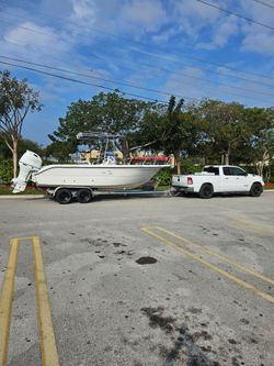 Boat with new Susuki 150