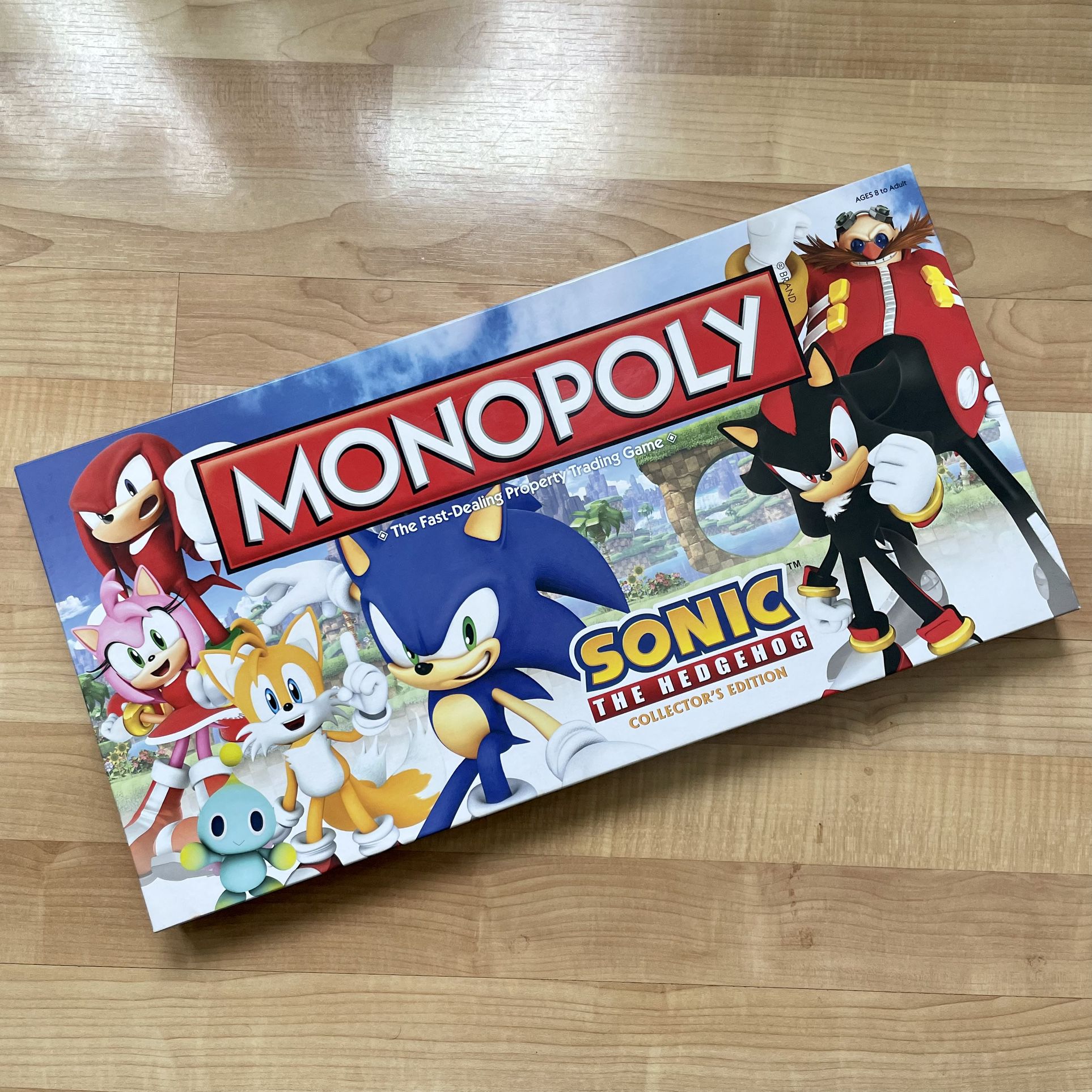 2012 Monopoly Sonic The Hedgehog Collector’s Edition Game Complete