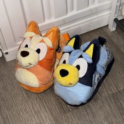 Toddler Size 7/8 Bluey & Bingo Slippers
