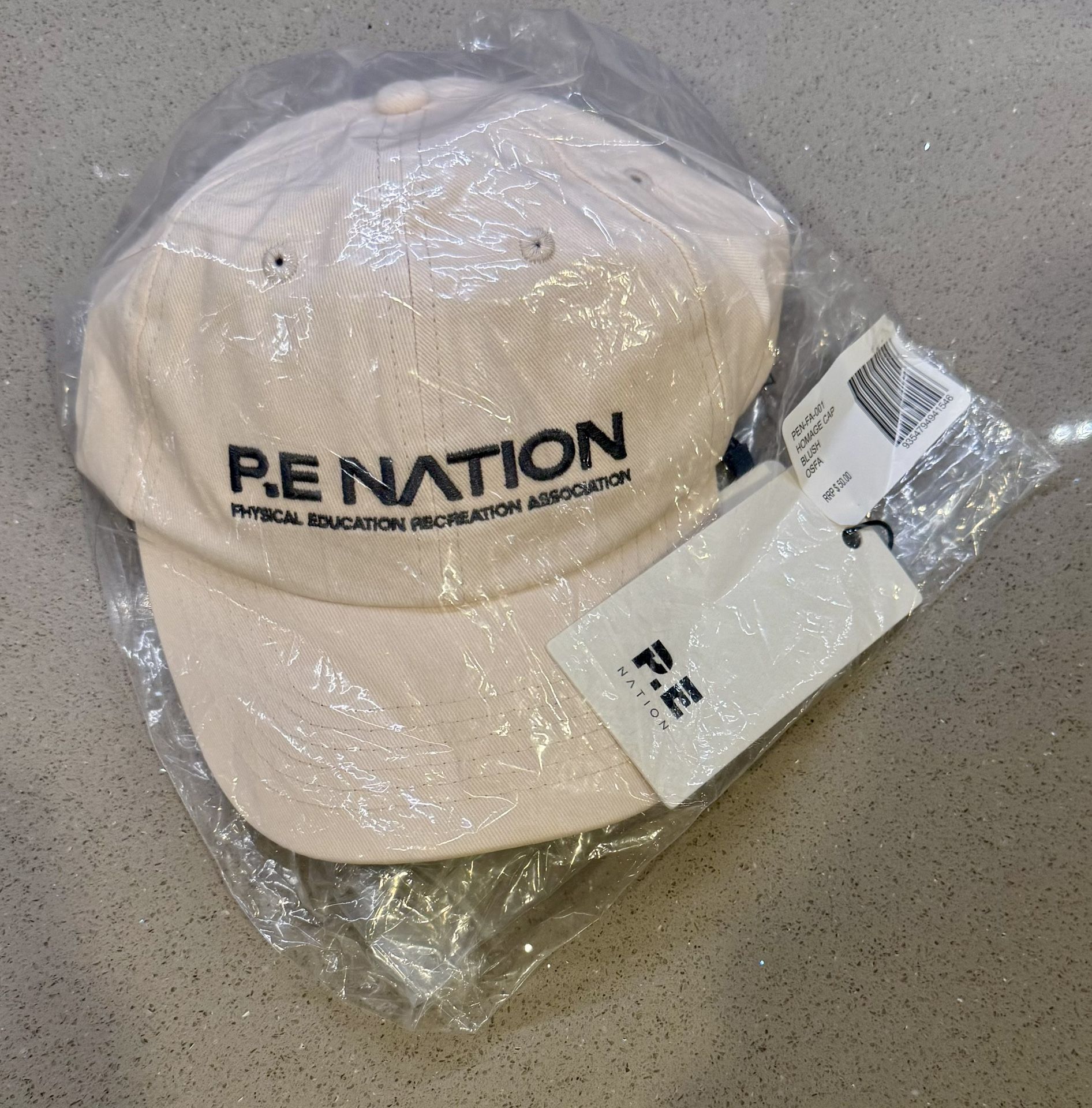 PE Nation Logo Homage Cap in Light Pink Blush New With Tags in Packaging