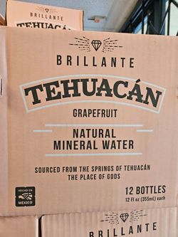 Tehuacán Brillante Grapefruit Mineral Water 12-Pack