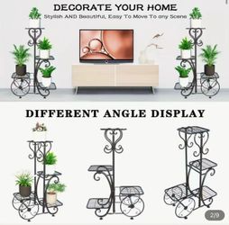 Brand New (Open Box) - 4-Tier Metal Plant Stand