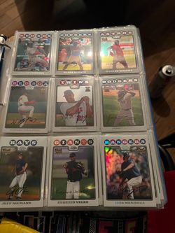 2008 Topps Chrome Baseball Cards Lot