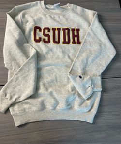 Champion CSUDH Cal State Dominguez Crew Sweater Size S