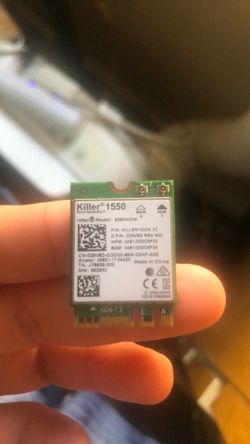 Intel Killer Wireless-AC 1550
