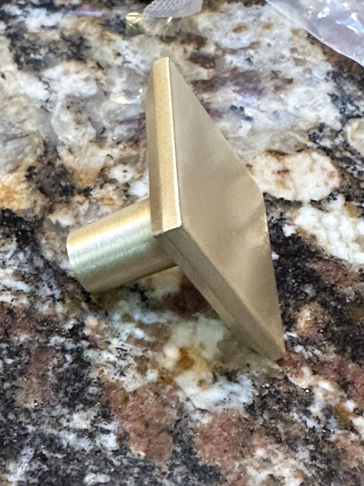 Gold Square Drawer Pulls
