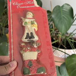 2 Vintage Christmas Ornaments 