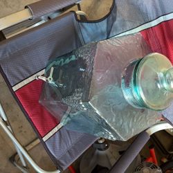 Drink Fountain. Old Glass