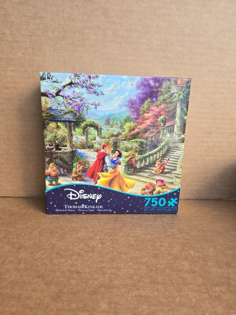 Thomas Kinkade Disney Snow White Dancing In The Sunlight