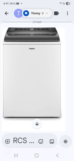 4 yr old Whirlpool top load washer excellent condition