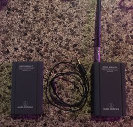 Audio Technica Pro 88 wireless Lac Microphone set