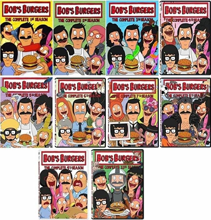 Bob's Burgers Seasons 1-10 DVD Set Brand New