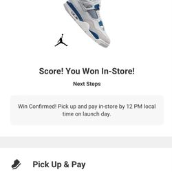 Air Jordan 4 Industrial Blue Size 11