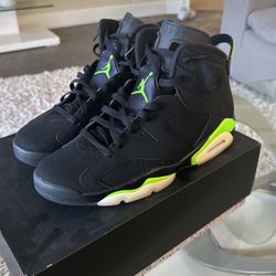 Retro Jordan 6 Electric Green Size 11