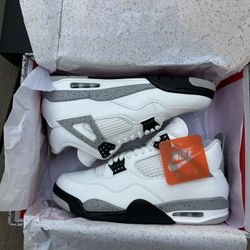 Jordan 4 White Cement