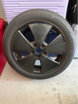Spare rim and tire