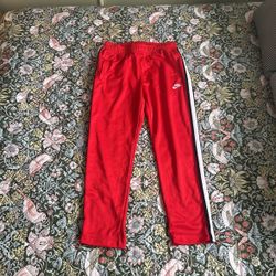 Red Nike Track Pants