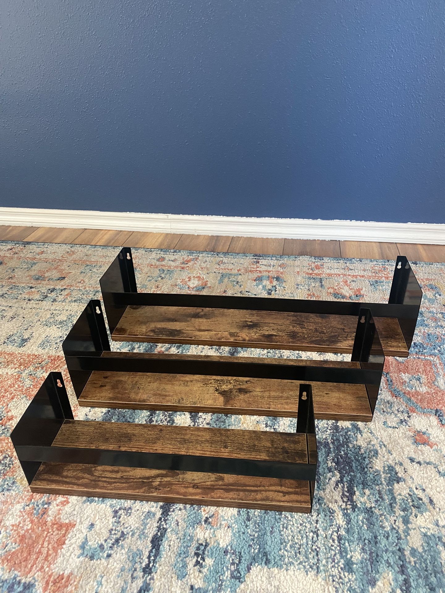 3 Floating Shelves - (measurements in photos)