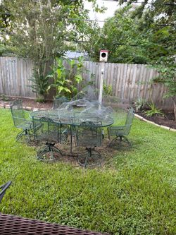 Outdoor Chairs and Table