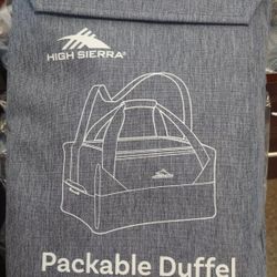 High Sierra Packable Duffel 70L Medium 19.2" x 11.7* x 11.5 Brand New