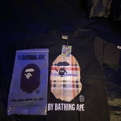 Burberry bape shirt