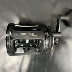 Custom Black Fishing Reel