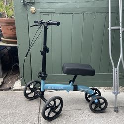 Knee Scooter (free Crutches & Boot) 