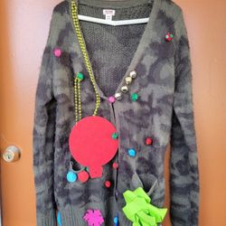 Mossimo Cardigan ugly Christmas sweater