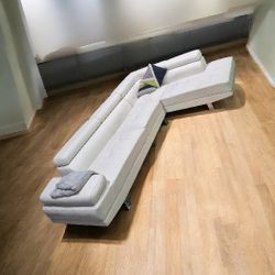 White Modern Sectional 
