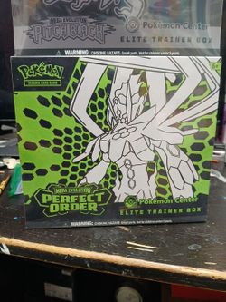 Pitch black & Perfect Order pokemon center  ETB