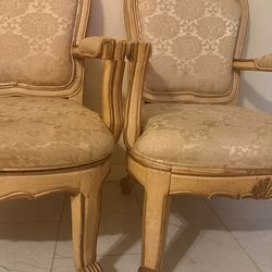 Louis XV Armchairs by J René Nadal l'Ainé