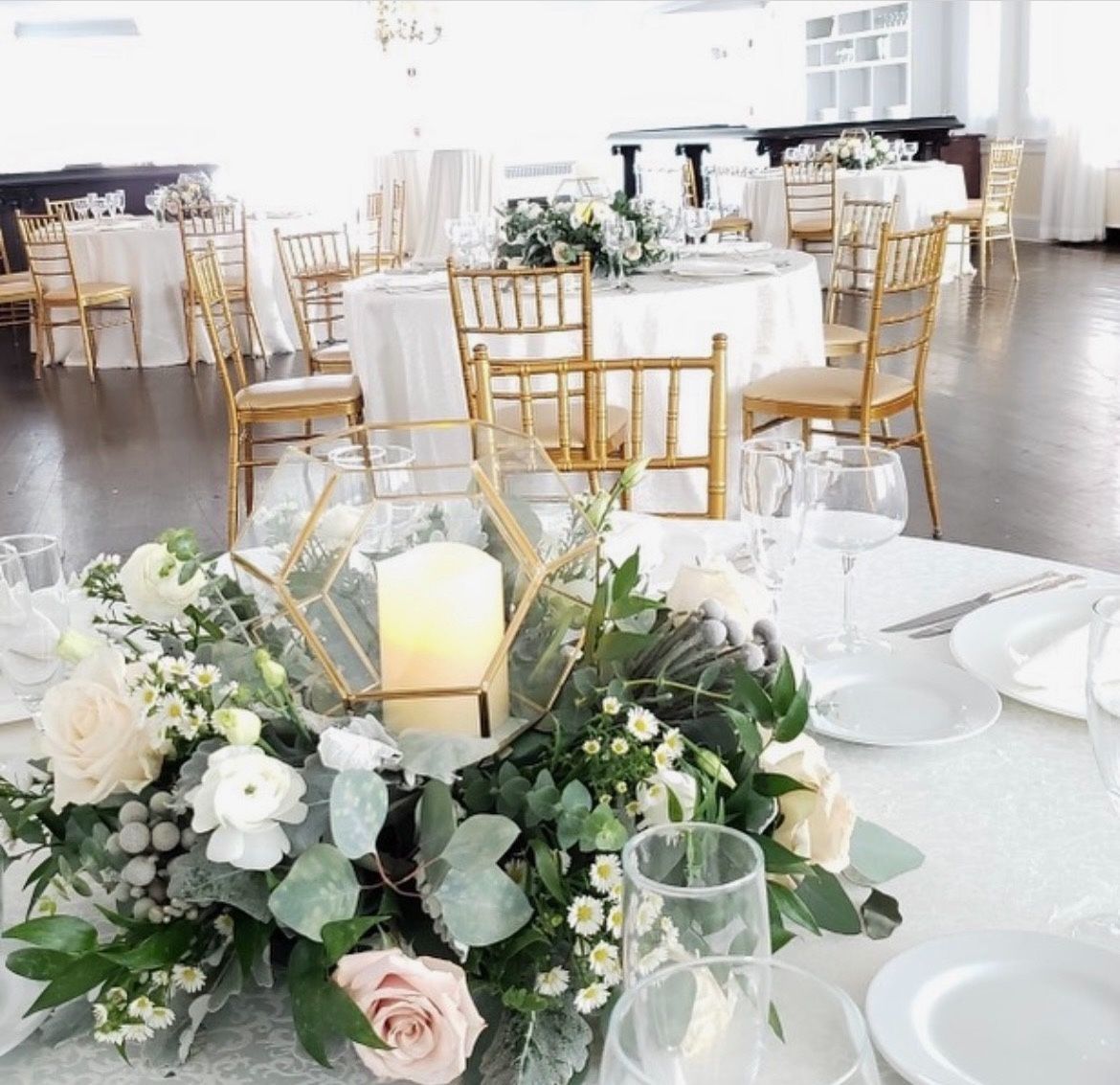 Glass Centerpiece Soccer Terrarium Wedding Decor Party