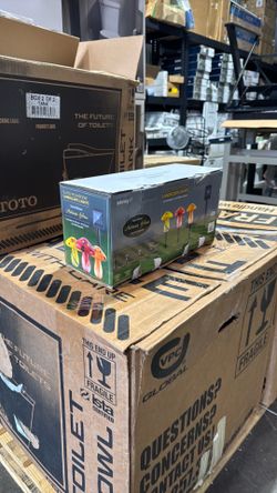 Infinity X1 Glass Solar Mushroom Landscape Lights