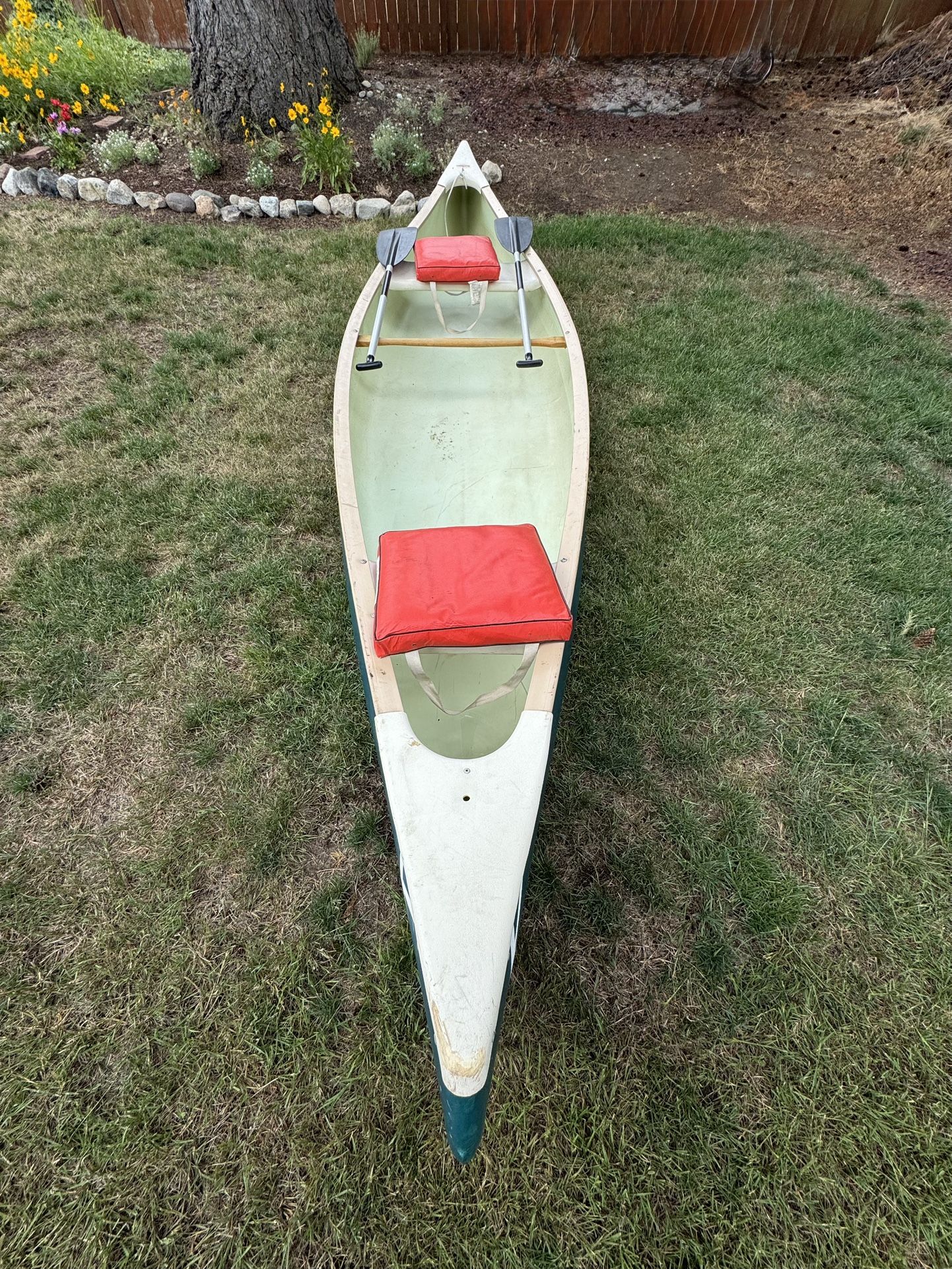 15’ White Water Canoe For Sale