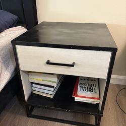 Two-Piece Wooden Nightstand Set – $60 for Both (or $35 Each) – Pick Up Only