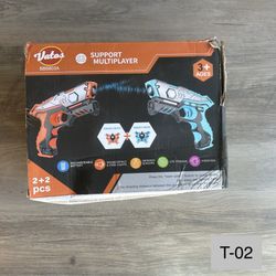 Vatos Laser Tag Set 2-Player Multiplayer Guns & Vests