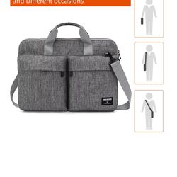 KINGSLONG Slim 14 inch Laptop Bag Sleeve Carrying Case with Shoulder Strap, Notebook Ultrabooks Computer Handbag Cover for Men Women Fit for Acer Asus