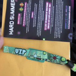 Hard Summer VIP pass 