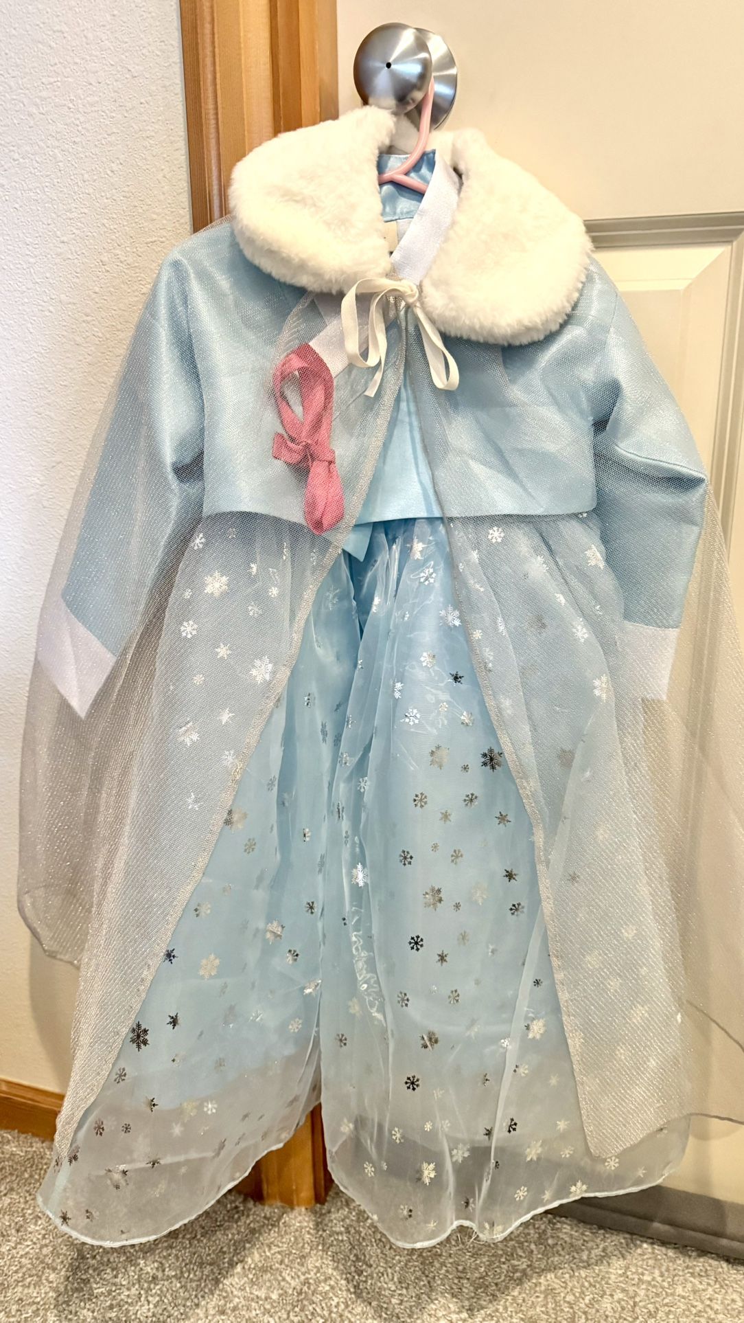Little Girls Frozen Elsa Princess Dress