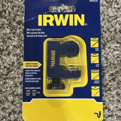 Irwin Multipurpose Mini Tube Cutter IRHT81731 - Cuts 1/8" to 7/8" Pipe - New