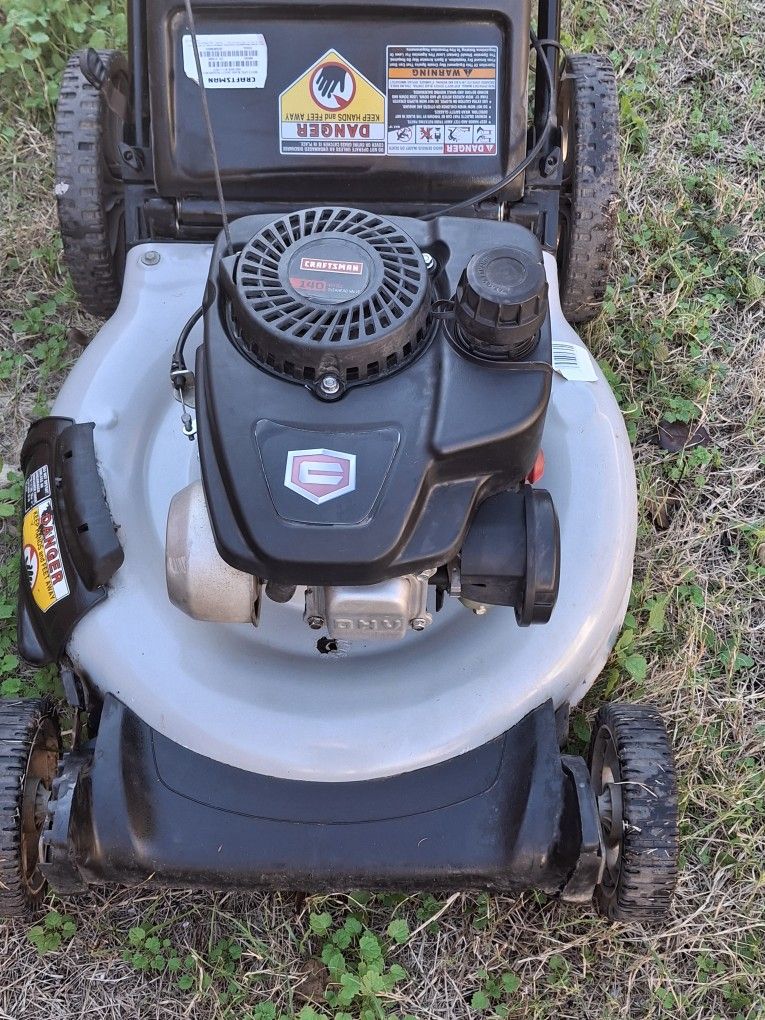Craftsman Push Mower with Bag