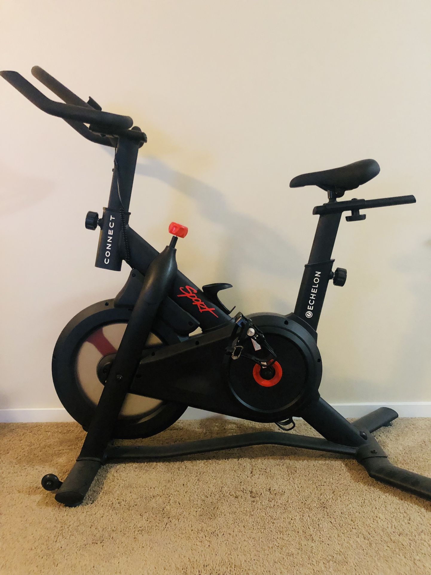 Like new Echelon Sport Connect Excercize Bike