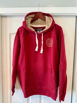 Lucky Brand Vintage Polar Fleece Hoodie, Men's XL, Red