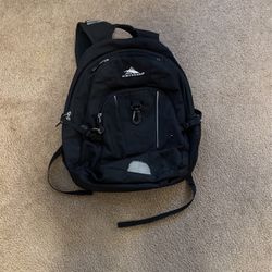 High Sierra laptop backpack black